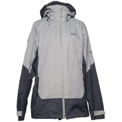 Outdoor jacket (Gray, Black) from Jack Wolfskin Polyamide