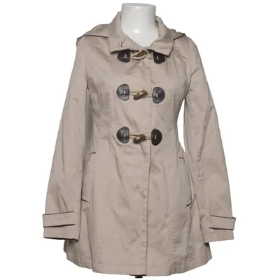 Trench coat (Beige) from Jane Norman Cotton, Elastane, Polyester