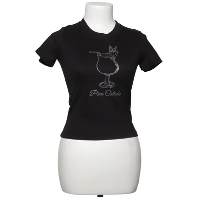 T-shirt (Noir) de Silk Road Coton, Polyester recyclé