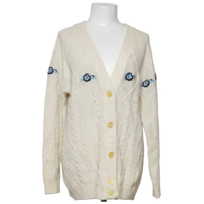 Cardigan (Hvid, Blå) fra Ragazza