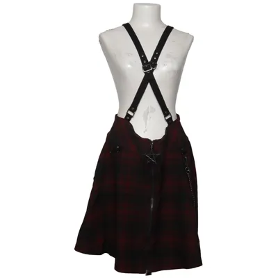 Tuinrok (Zwart, Rood) van Killstar Elastaan, Polyester, Viscose