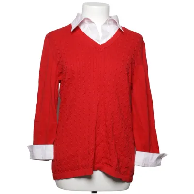 Sweater (Rød, Hvid) fra Kim Rogers Bomuld, Elastan, Polyester