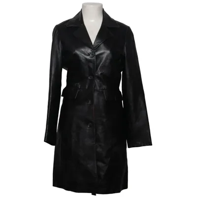 Veste longue en cuir (Noir) de Livelo Attitude Cuir, Polyester