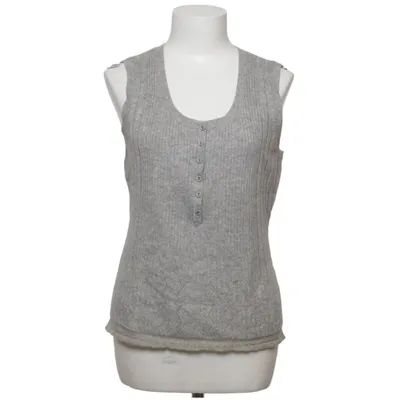 Tank­top (Grau) von Jette Kaschmir, Polyamid, Viskose, Wolle