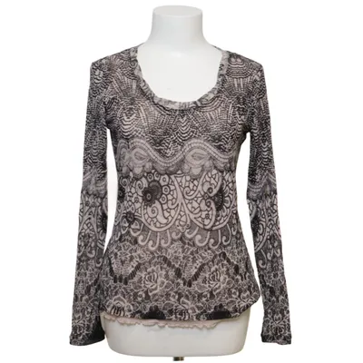 Långärmad t-shirt (Svart, Vit, Flerfärgad) från Comma Polyamid