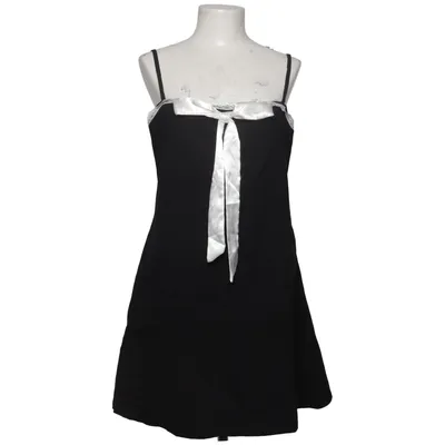 Kjole (Sort, Hvid) fra Miss Selfridge Elastan, Polyamid, Polyester, Viscose