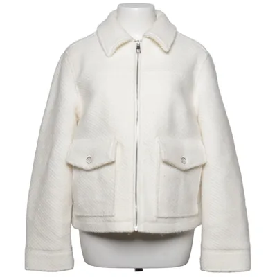 Jakke (Hvid) fra Mexx Polyester, Uld