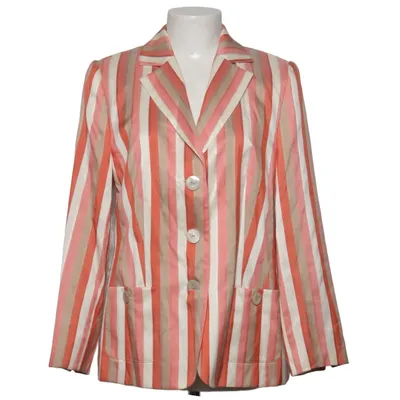 Kavaj (Röd, Beige, Vit) från Frankenwälder Acetat, Polyester