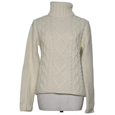 Rollkragenpullover (Weiß) von Glaser Acryl, Wolle