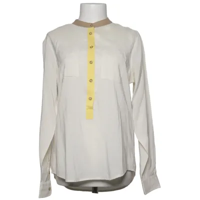 Blouse (White, Beige, Yellow) from Rossana Diva Elastane, Silk