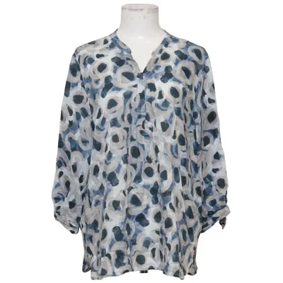 Blouse (Blue, Gray, White) from Nile Lyocell
