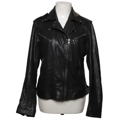Bikerjacka (Svart) från Gipsy by Mauritius Skinn, Polyester