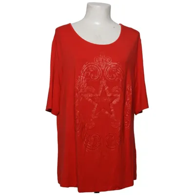 T-shirt (Rood) van Thom by Thomas Rath Elastaan, Viscose