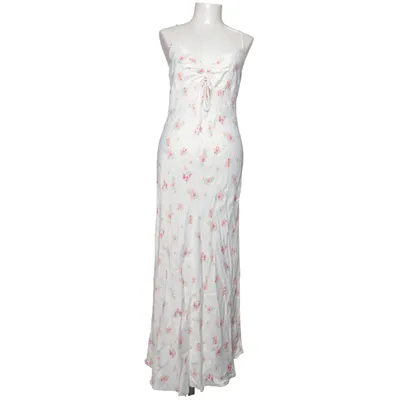 Jurk (Wit, Roze, Groen) van Zara Elastaan, Viscose