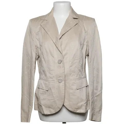 Blazer (Beige) from Apanage Collection Cotton, Linen, Polyamide