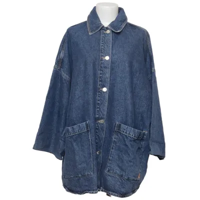 Denimjakke (Blå) fra Armedangels Bomuld, Lyocell