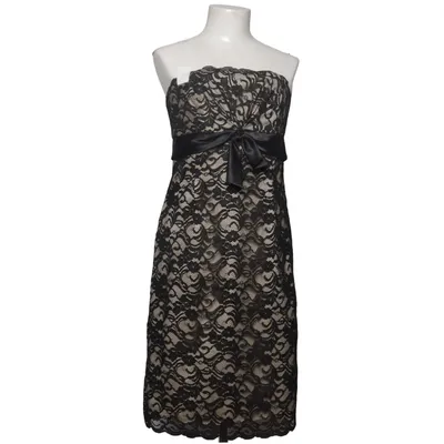 Cocktail dress (Black, Beige) from White House Black Market Polyester