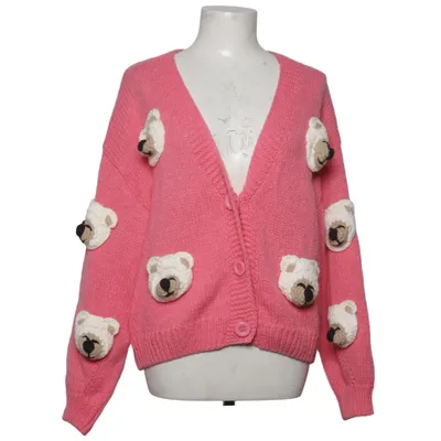 Cardigan (Pink, Multicolored) from Debut Polyester