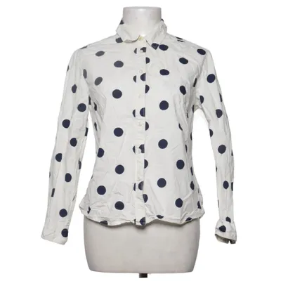 Shirt (White, Blue) from Boden Cotton