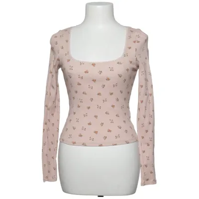 Crop top (Roze, Meerkleurig) van Divided by H&M Katoen, Elastaan