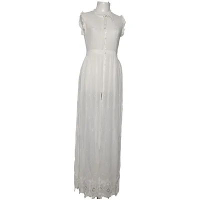 Beach dress (White) from Zara Trafaluc Cotton, Viscose