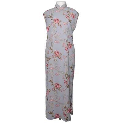 Cheongsam (Blå, Flerfärgad) från Mamabo Viskos