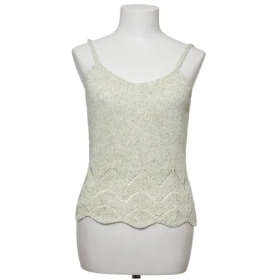 Tank­top (Grün, Weiß) von Just Woman Baumwolle, Viskose
