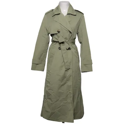 Trench coat (Green) from Mango Cotton, Polyester