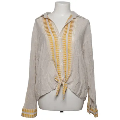 Blouse (White, Yellow, Brown) from Next Cotton, Viscose
