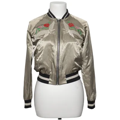 Bomber jacket (Beige, Multicolored) from Diesel Cotton, Polyester