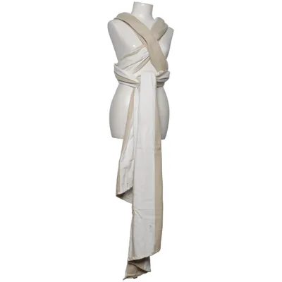 Bärsjal (Beige, Vit) från Hoppediz Bomull