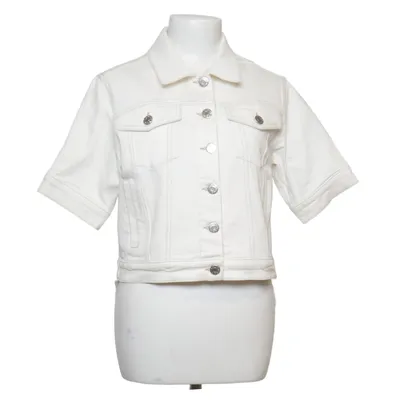 Denimjakke (Hvid) fra Tomorrow Elastan, Økologisk bomuld, Genanvendt polyester