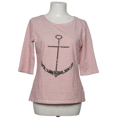 Långärmad t-shirt (Röd, Vit) från Barbarella Bomull, Elastan
