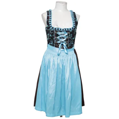 Dirndl (Brun, Blå, Flerfärgad) från Fuchs Trachtenmoden Polyester, Viskos