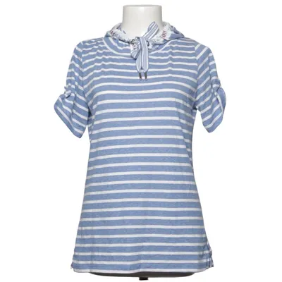 T-shirt (Blue, White) from Multiblu Cotton, Polyester