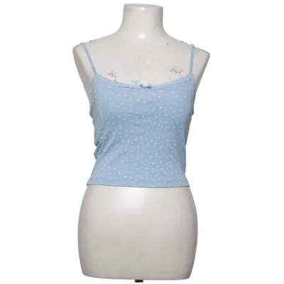 Top (Blau, Weiß) von Primark Baumwolle, Elasthan
