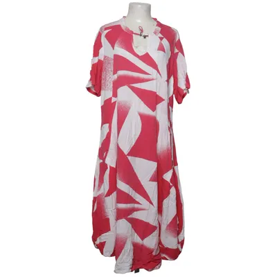 Kjole (Pink, Hvid) fra Kekoo Design Viscose