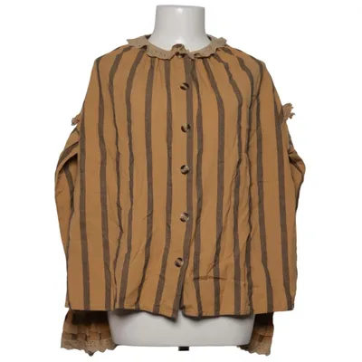 Bluse (Beige, Brun) fra Antik Batik Bomuld