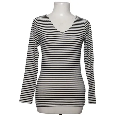 Langarmshirt (Schwarz, Weiß) von Garcia Jeans Baumwolle, Elasthan