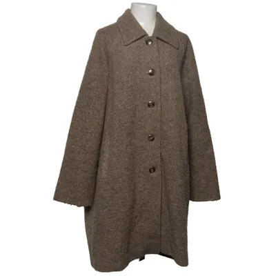 Coat (Beige) from American Vintage Acetate, Polyester, Viscose, Wool