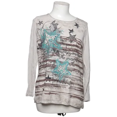 Long sleeve T-shirt (Beige, Brown, Multicolored) from Liberty Woman Polyester, Viscose