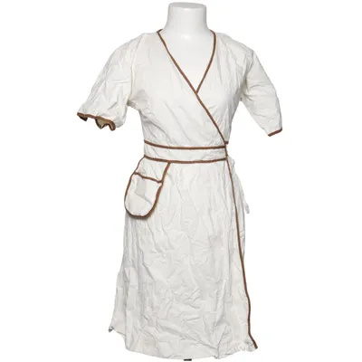 Dressing gown (White, Brown) from Petri of Sweden Cotton