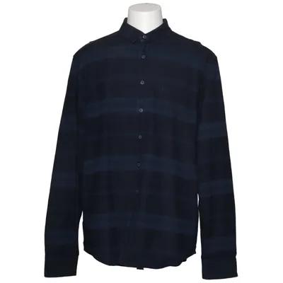 Chemise en flanelle (Noir, Bleu) de Pioneer Coton