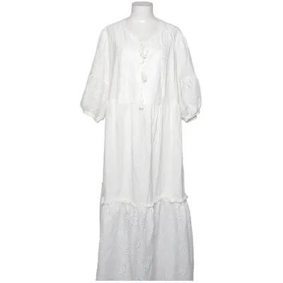 Dress (White) from Shein Curve Cotton