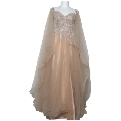 Aftonklänning (Beige) från Vipgirl Polyester
