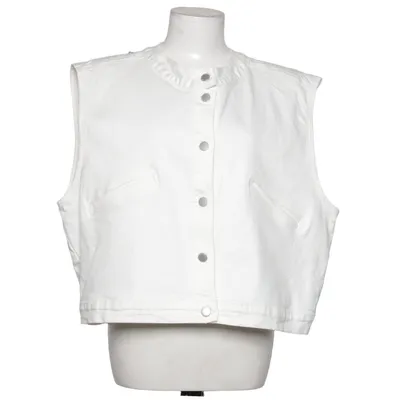 Denim vest (White) from Norah Cotton, Elastane