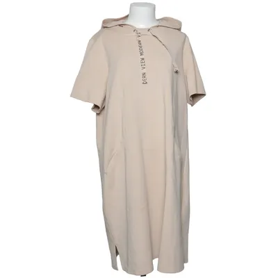 Hoodiekjole (Beige) fra Ulla Popken Bomuld, Elastan, Polyester