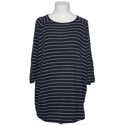 Langærmet t-shirt (Blå, Hvid) fra Women Essentials by Tchibo Elastan, Viscose