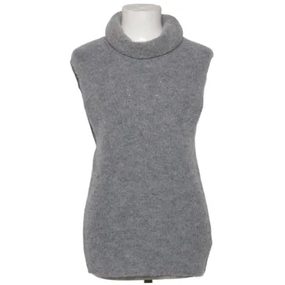 Pull sans manches (Gris) de Caroll Acrylique, Laine d'alpaga, Élasthane, Polyamide