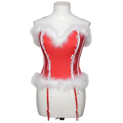 Korsett (Röd, Vit) från Livco Corsetti Elastan, Polyester